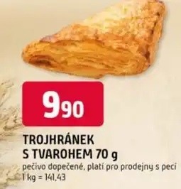 Trefa Trojhránek s tvarohem nabídka