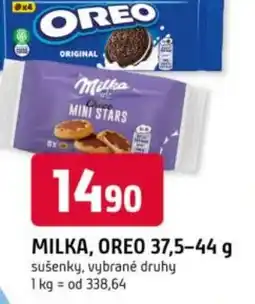 Trefa Milka, oreo nabídka