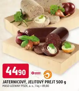 Trefa Jaternicový, jelitový prejt nabídka