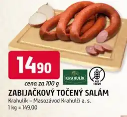 Trefa Zabijačkový točený salám nabídka