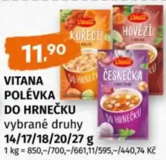 Trefa Vitana polévka do hrnečku nabídka