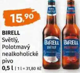 Trefa BIRELL Světlý, Polotmavý nealkoholické pivo nabídka