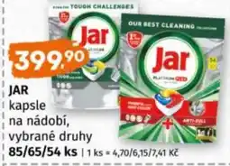 Trefa Jar kapsle na nádobí nabídka