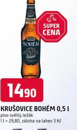 Trefa Krušovice bohém nabídka