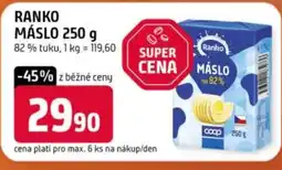 Trefa Ranko máslo nabídka