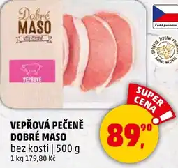 Penny Market Vepřová pečeně dobré maso nabídka