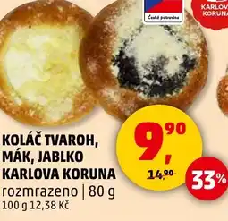 Penny Market Koláč tvaroh, mák, jablko karlova koruna nabídka