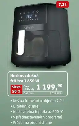 Penny Market Horkovzdušná fritéza 1 650 W nabídka
