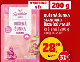 Penny Market Dušená šunka standard řezníkův talíř krájená nabídka