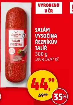 Penny Market Salam vysočina řezníkův talíř nabídka