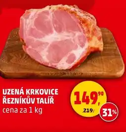 Penny Market Uzená krkovice řezníkův talíř nabídka