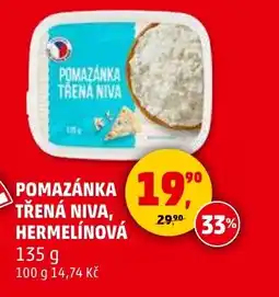 Penny Market Pomazánka třená niva, hermelínová nabídka