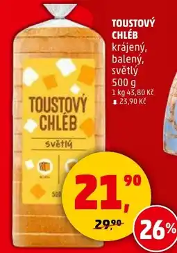 Penny Market Toustový chléb nabídka