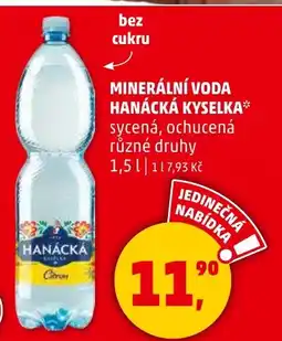 Penny Market Minerální voda hanácká kyselka nabídka