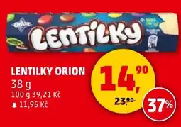 Penny Market Lentilky orion nabídka