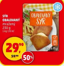 Penny Market Sýr obalovaný mražený nabídka