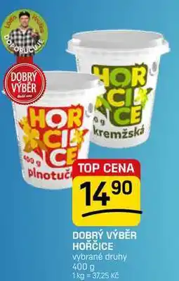 Flop DOBRÝ VÝBĚR HOŘČICE vybrané druhy nabídka