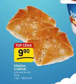 Flop ŠÁTEČEK S NÁPLNÍ vybrané druhy nabídka