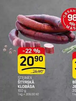 Flop ŠTÝRSKÁ KLOBÁSA nabídka