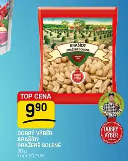 Flop DOBRÝ VÝBĚR ARAŞÍDY PRAŽENÉ SOLENÉ nabídka