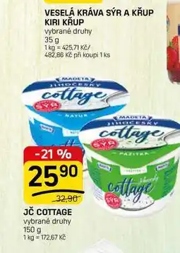 Flop JČ COTTAGE vybrané druhy nabídka