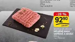 Flop MĚLNĚNÉ MASO VEPŘOVÉ A HOVĚZÍ nabídka