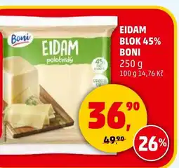Penny Market Eidam blok 45% boni nabídka