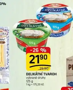 Flop DELIKÁTNÍ TVAROH vybrané druhy nabídka