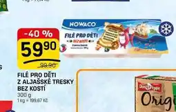 Flop FILÉ PRO DĚTI Z ALJAŠSKÉ TRESKY BEZ KOSTÍ nabídka