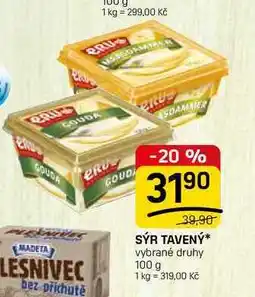 Flop SÝR TAVENÝ vybrané druhy nabídka