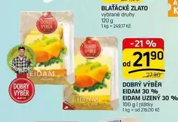 Flop DOBRÝ VÝBĚR EIDAM 30% EIDAM UZENÝ 30 % nabídka