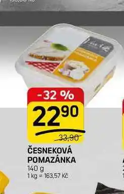 Flop ČESNEKOVÁ POMAZÁNKA nabídka