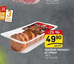Flop SMAŽENÉ FRIKADELY SE SÝREM nabídka