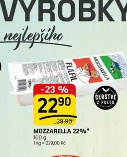 Flop MOZZARELLA 22% nabídka