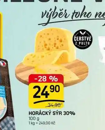 Flop HORÁCKÝ SÝR 30% nabídka