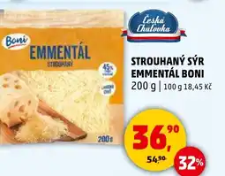 Penny Market Strouhaný sýr emmentál boni nabídka