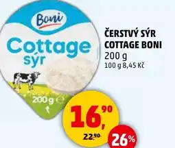 Penny Market Čerstvý sýr cottage boni nabídka