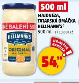 Penny Market Majonéza, tatarská omáčka Hellmann's nabídka
