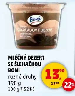 Penny Market Mléčný dezert se šlehačkou boni nabídka