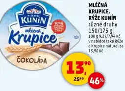 Penny Market Mléčná krupice, rýže kunín nabídka