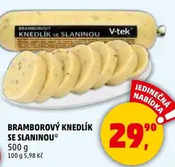 Penny Market Bramborový knedlík se slaninou nabídka
