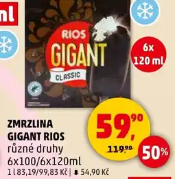 Penny Market Zmrzlina gigant rios nabídka