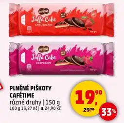 Penny Market Plněné piškoty cafétime nabídka