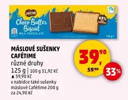 Penny Market Máslové sušenky cafétime nabídka