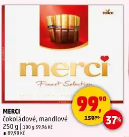 Penny Market MERCI čokoládové, mandlové nabídka