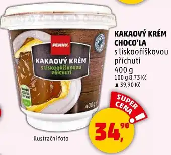 Penny Market KAKAOVÝ KRÉM CHOCO'LA s lískooříškovou příchutí nabídka