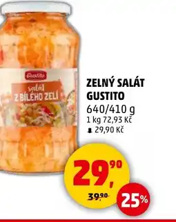 Penny Market Zelný salát gustito nabídka