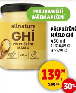 Penny Market Přepuštěné máslo ghí nabídka