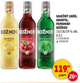 Penny Market Vaječný likér, griotte, peprmint božkov nabídka