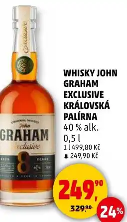 Penny Market Whisky john graham exclusive královská palírna nabídka